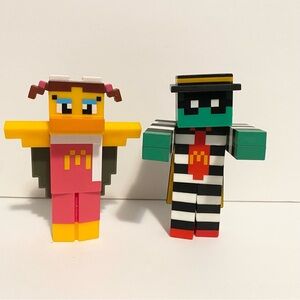 2025 McDONALD'S Minecraft Adult Happy Meal TOY Hamburglar Birdie the Early Bird